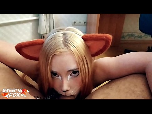 ❤️ Kitsune waxay liqaysaa dick oo afkeeda ku dhufatey ❤❌ Porno Guri ❌❤